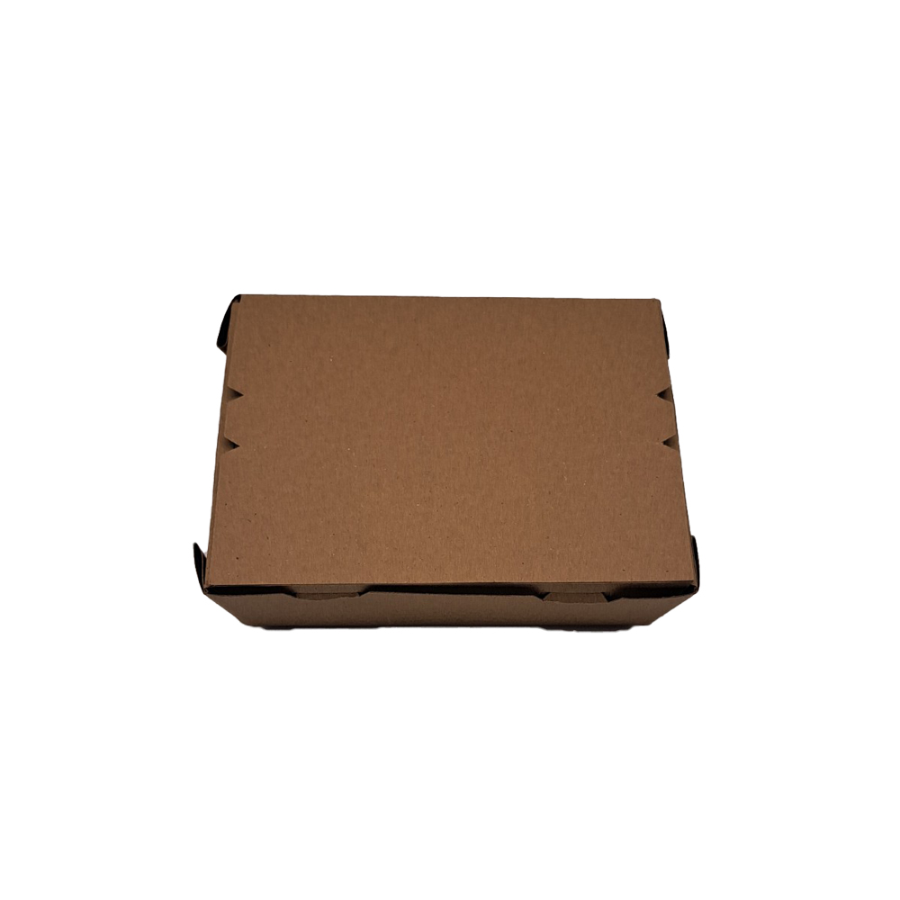 KRAFT PAPER FOOD BOX PARALLEL 900ml 50pcs