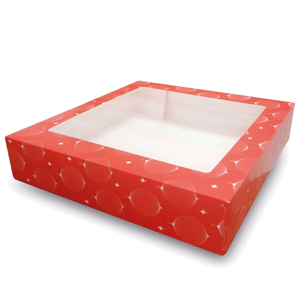 ΚΟΥΤΙ ΖΑΧΑΡΟΠΛΑΣΤΕΙΟΥ ΒΑΣΙΛΟΠΙΤΑΣ ''XMAS'' 32x32x8cm 25ΤΕΜ