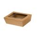 ΚΟΥΤΙ KRAFT ΣΑΛΑΤΑΣ ΜΕ PET ΦΙΛΜ ΠΑΡΑΘΥΡΑ (500ml) 13,5x8,5x3,9cm 50TEM-1