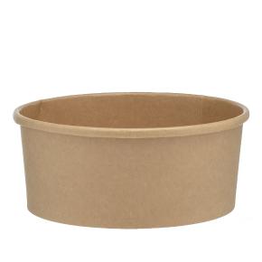 ΧΑΡΤΙΝΟ ΚΟΥΤΙ KRAFT ΣΑΛΑΤΑΣ ΣΤΡΟΓΓΥΛΟ 1000ml Φ15cm 50ΤΕΜ