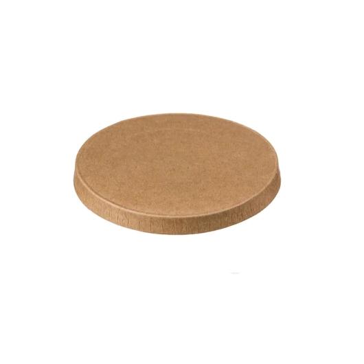 CRAFT PAPER LID FOR ROUND CRAFT CONTAINER 2oz & 4oz 50PCS