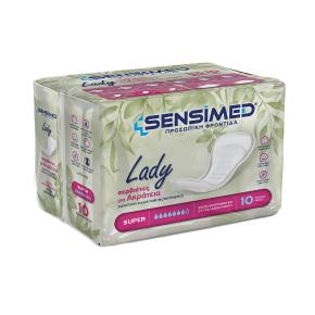 ΣΕΡΒΙΕΤΑ ΕΛΑΦΡΙΑΣ ΑΚΡΑΤΕΙΑΣ SUPER SENSIMED LADY 10ΤΕΜ