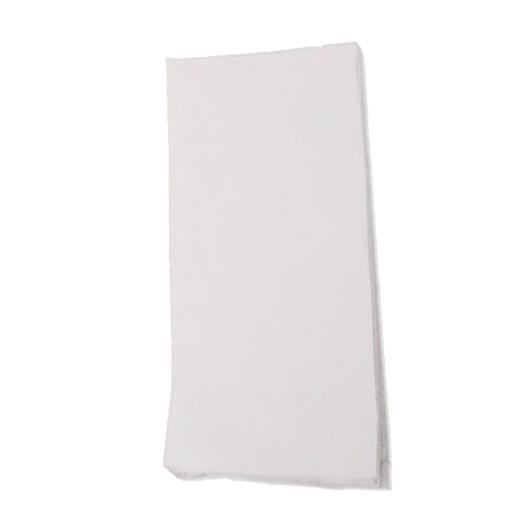 WHITE NAPKIN 40cm BOOK FOLD POINT TO POINT 75pcs