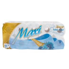 ΧΑΡΤΙ ΥΓΕΙΑΣ 4ΦΥΛΛΩΝ ΡΟΛΟ 120gr DECO 10ΤΕΜ MAXI