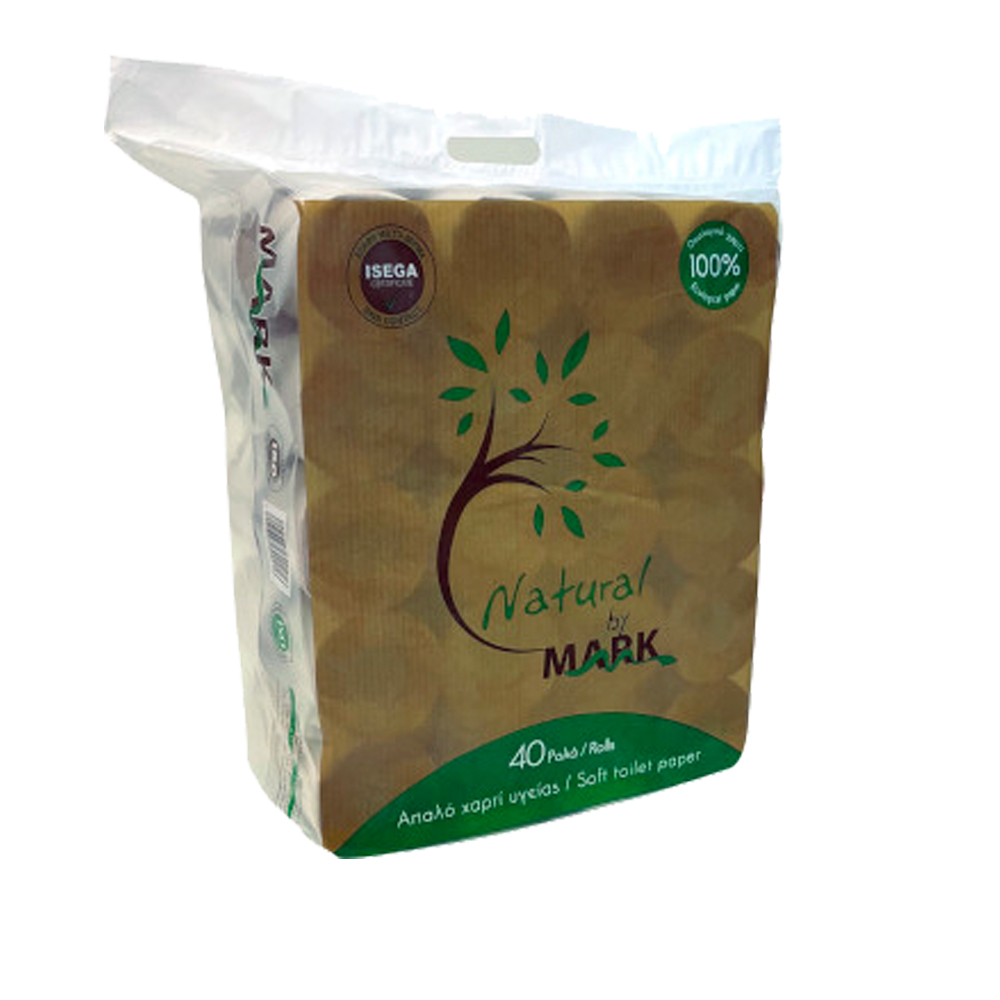 ΧΑΡΤΙ ΥΓΕΙΑΣ ΡΟΛΟ 2ΦΥΛΛΩΝ 75gr 40ΤΕΜ NATURAL