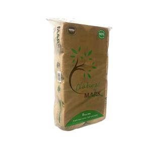 ΧΑΡΤΙ ΥΓΕΙΑΣ ΡΟΛΟ 2ΦΥΛΛΩΝ 125gr 8ΤΕΜ NATURAL