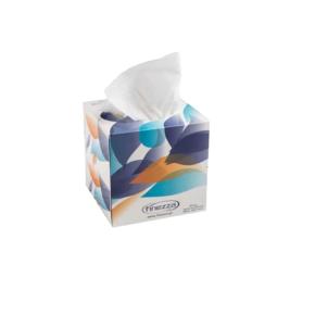 CAR TISSUES 2F WHITE CUBE 80pcs FINEZZA