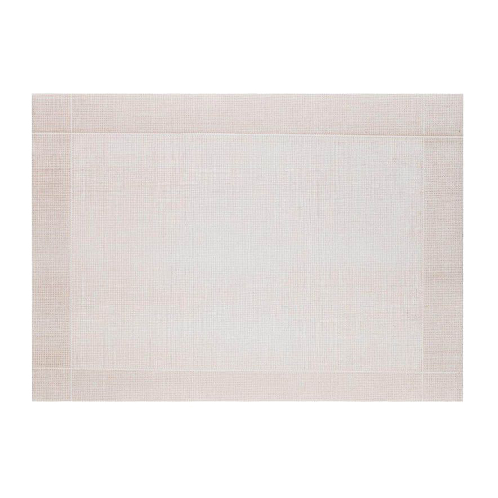 PLACEMATS AIRLAID FINEZZA 30x40 WHITE WITH FAINT BROWN LINES 400PCS