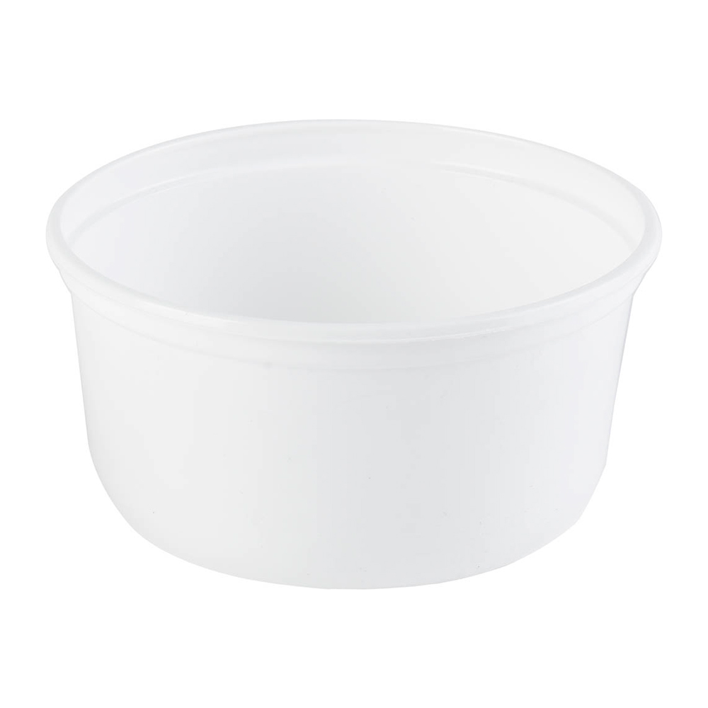 FOOD CONTAINER PLASTIC WHITE (PP) ART500 (500ml) 459pcs THRACE PLASTICS