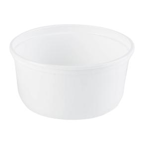FOOD CONTAINER PLASTIC WHITE (PP) ART500 (500ml) 459pcs THRACE PLASTICS
