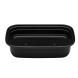 PP MICROWAVE CONTAINER PARAL/MO BLACK WITH TRANSPARENT LID 22x14x5cm (1250ml) 50 PCS-2