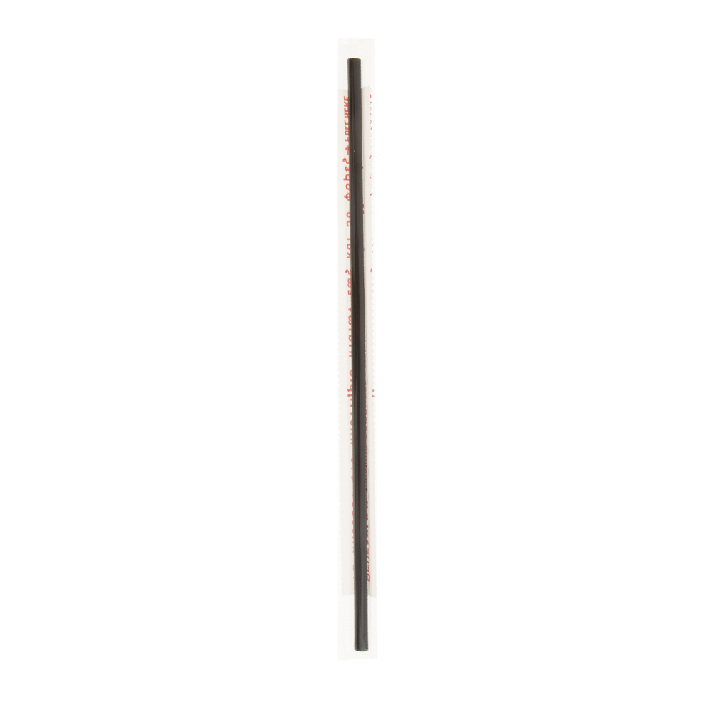 STRAWS REUSABLE BLACK COATED 1/1 D4x180mm 1000pcs