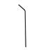 REUSABLE STRAWS FLEXIBLE BLACK COATED 1/1 D6x210mm 500pcs-1