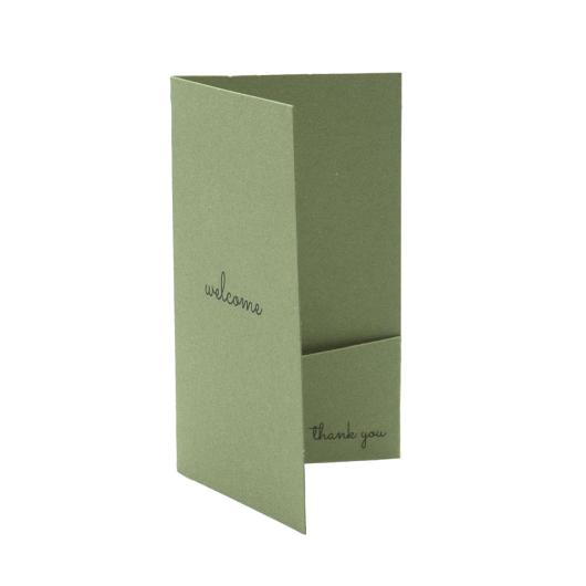 ROOM CARD CASE PAPER OLIVE 50pcs