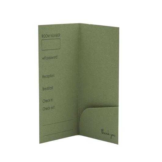 ROOM CARD CASE PAPER OLIVE 50pcs