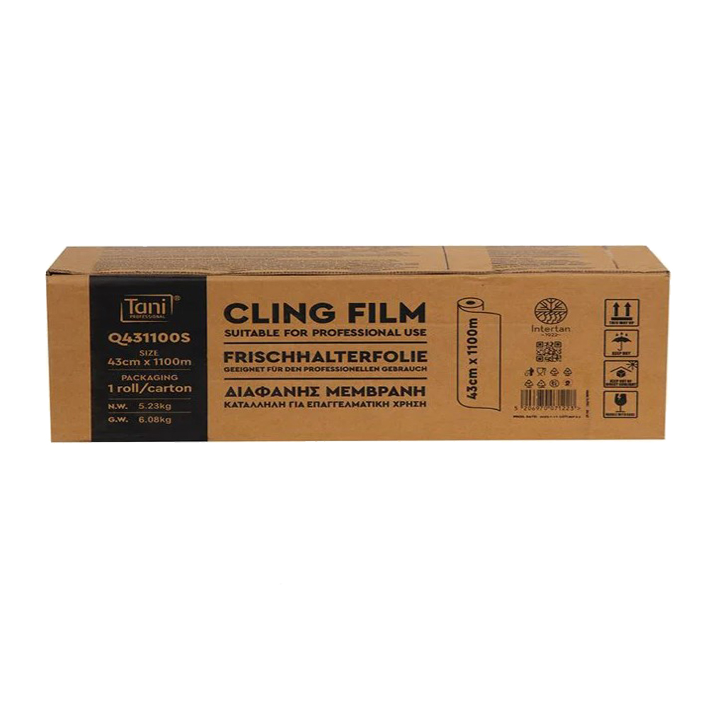 PROFESSIONAL FOOD CLING FILM 1100m x 43cm IN A BOX