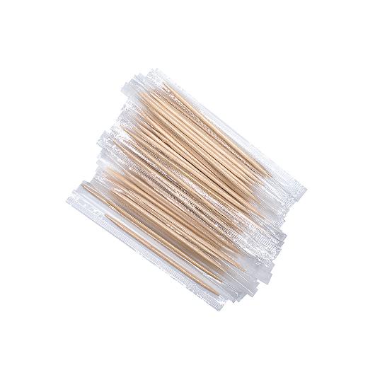 WOODEN WRAPPED TOOTHPICKS IN DISPENSER BOX 1000pcs
