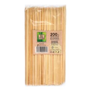 ΚΑΛΑΜΑΚΙ BAMBOO ΓΙΑ ΣΟΥΒΛΑΚΙ 21,5x0,35cm 200ΤΕΜ