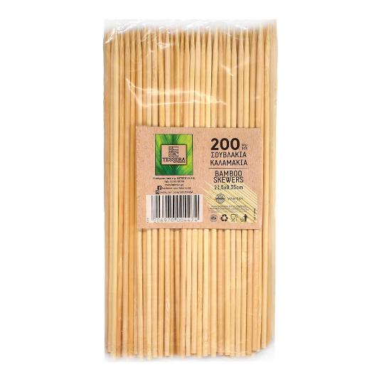 ΚΑΛΑΜΑΚΙ BAMBOO ΓΙΑ ΣΟΥΒΛΑΚΙ 21,5x0,35cm 200ΤΕΜ