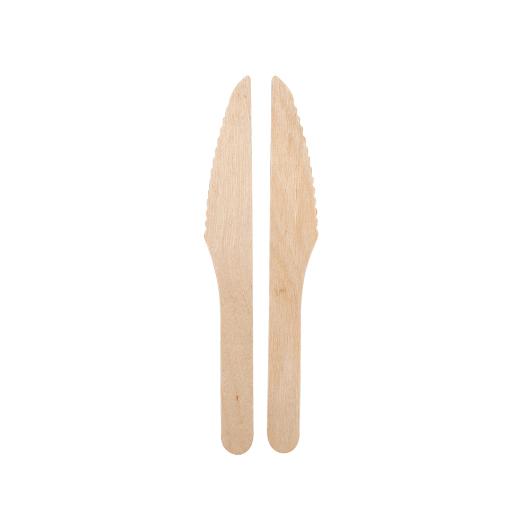 WOODEN KNIFE BIO 16cm 100pcs