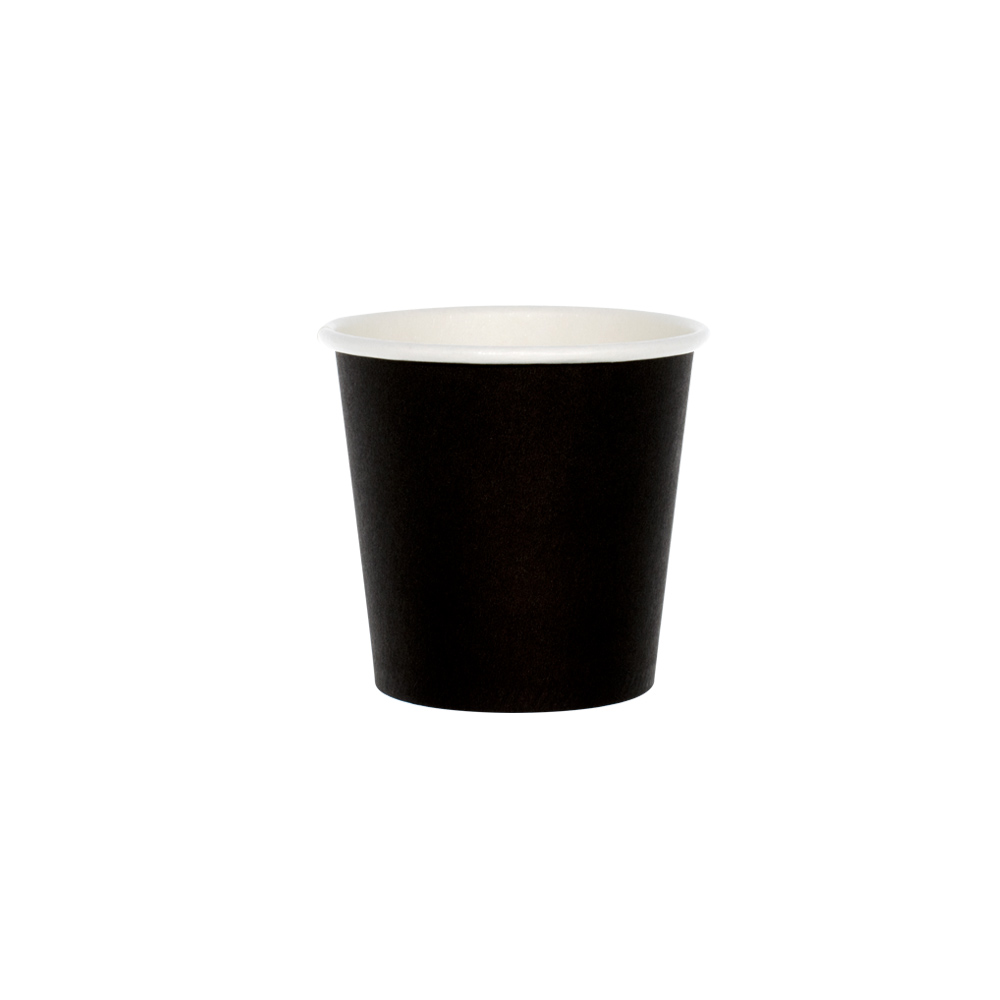 PAPER CUP BLACK 4oz (SW) 50pcs