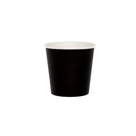 PAPER CUP BLACK 4oz (SW) 50pcs