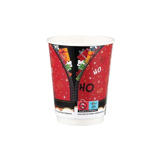 PAPER CUP "MERRY CHRISTMAS" 14oz (DW) 25pcs