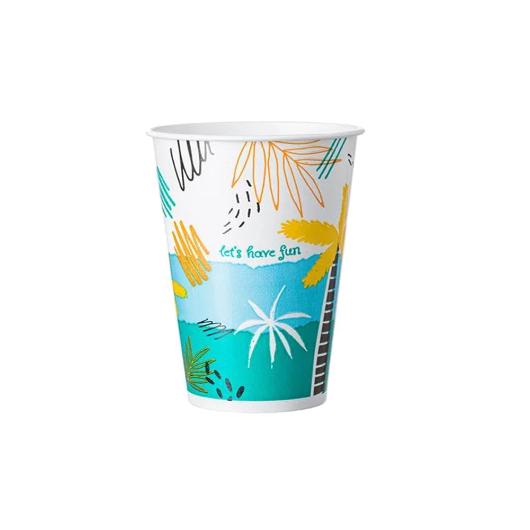 ΠΟΤΗΡΙ ΧΑΡΤΙΝΟ ''SUMMER VIBES'' 14oz (SW) ME 2PE 50ΤΕΜ