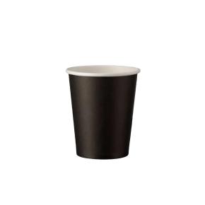 PAPER CUP BLACK 8oz (SW) 50PCS