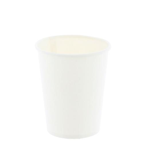 PAPER CUP 8oz WHITE COLOR 50pcs SINGLE WALL