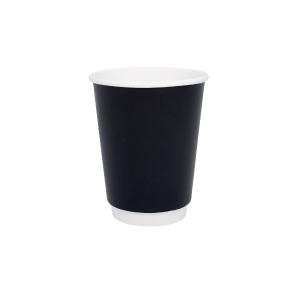 PAPER CUP BLACK MATTE 14oz (DW) 25pcs