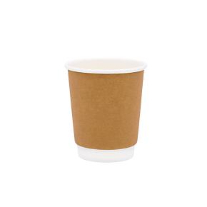 PAPER CUP ''KRAFT'' 8oz (DW) 25pcs