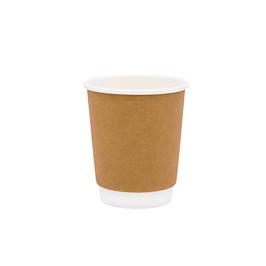 PAPER CUP ''KRAFT'' 8oz (DW) 25pcs