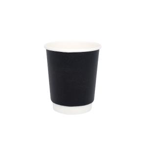 PAPER CUP "BLACK" 8oz (DW) 25pcs