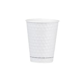 PAPER CUP ''BUBBLE'' WHITE 14oz (DW) 25pcs