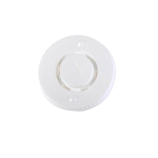 WHITE PET FLAT LID WITH CROSS CUT FOR PAPER CUP 8oz 50pcs