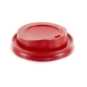 RED SIP LID FOR PAPER CUP 14oz - 16oz 100pcs