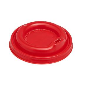 RED SIP LID FOR PAPER CUP 14oz - 16oz 100pcs