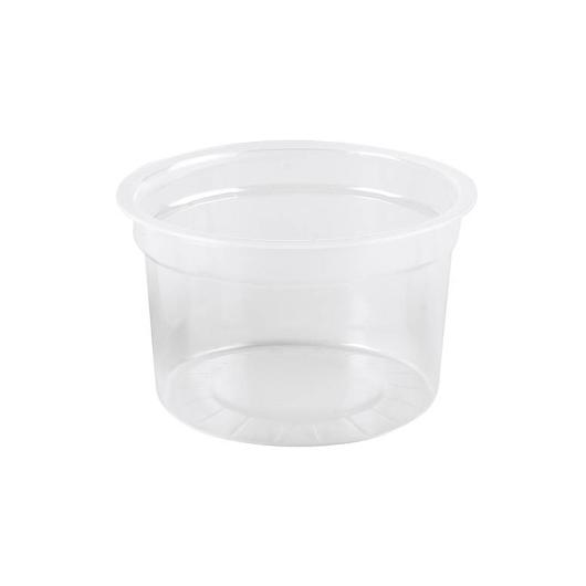 ICE CREAM CUP PLASTIC TRANSPARENT THRACE PLASTICS 215ml 640pcs