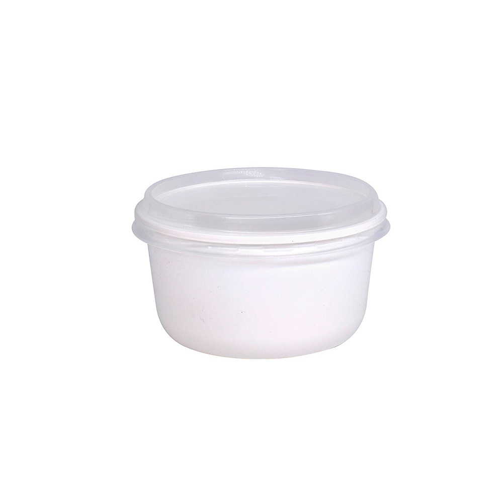 PLASTIC FOOD UTENSIL WHITE (PP) ART500 D12.7x6.4cm (500ml) 50pcs THRACE PLASTICS