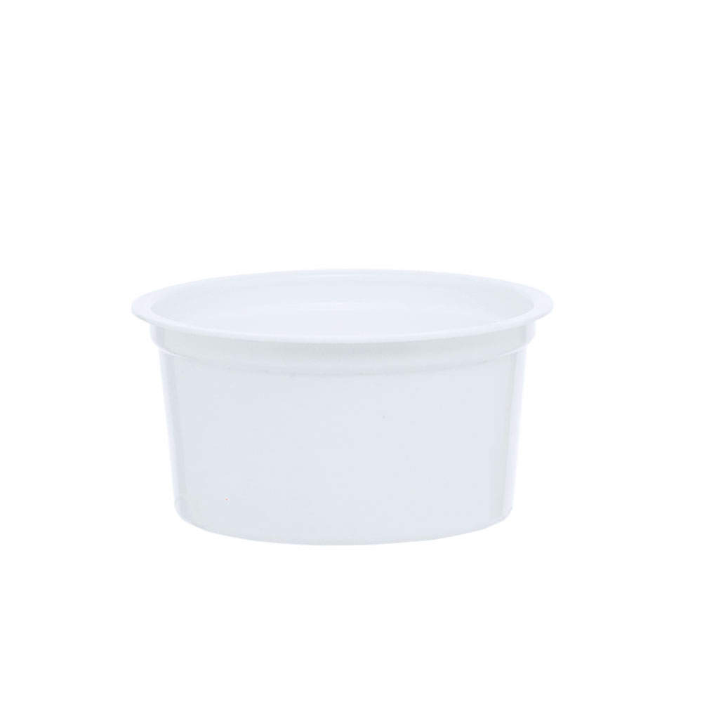 ΔΟΧΕΙΟ ΤΡΟΦΙΜΩΝ ΠΛΑΣΤΙΚΟ ΛΕΥΚΟ ART157 Φ95x43mm (160ml) 992ΤΕΜ ΠΛΑΣΤΙΚΑ ΘΡΑΚΗΣ