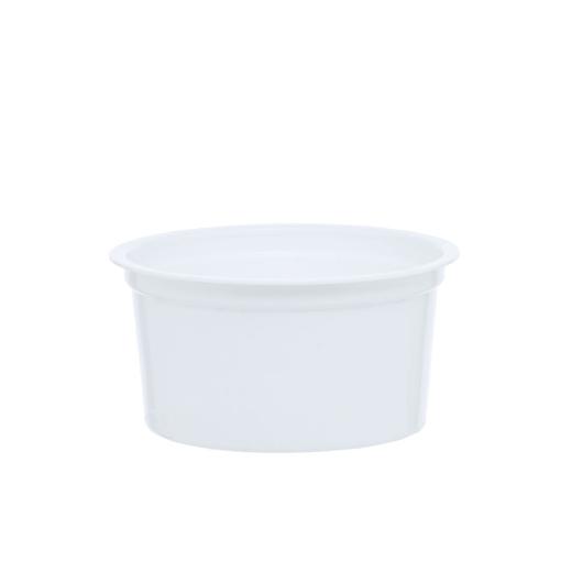 ΔΟΧΕΙΟ ΤΡΟΦΙΜΩΝ ΠΛΑΣΤΙΚΟ ΛΕΥΚΟ ART157 Φ95x43mm (160ml) 992ΤΕΜ ΠΛΑΣΤΙΚΑ ΘΡΑΚΗΣ
