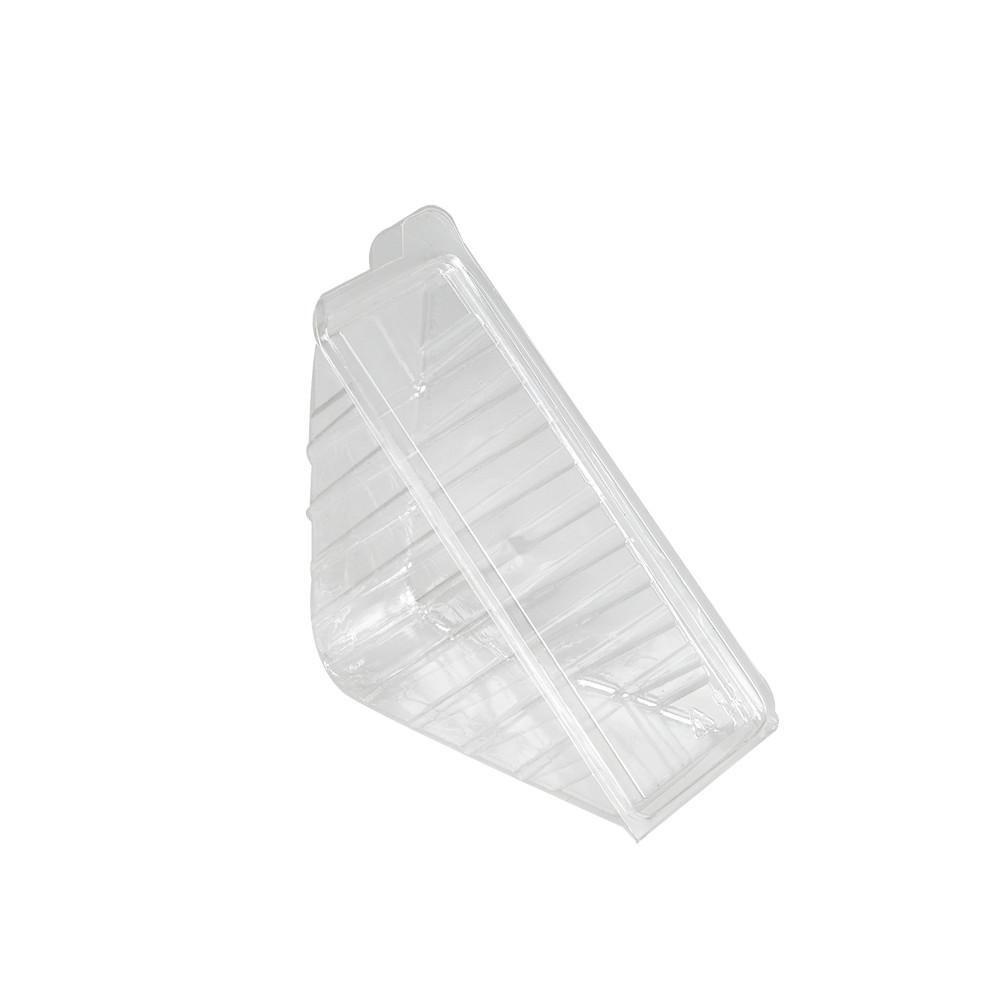 TRIANGULAR PET SANDWICH CONTAINER WITH INTEGRATED LID 280PCS