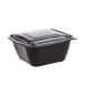 ΣΚΕΥΟΣ ΣΑΛΑΤΑΣ PET ΤΕΤΡΑΓΩΝΟ 190x190x80mm ΜΑΥΡΟ 50TEM-2