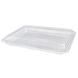 UTENSIL PET FOR SYRUPY SWEETS RECTANGULAR WITH INTEGRATED DOME LID 29,5x22x5cm (1000ml) 100pcs-1