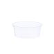 ROUND PET CONTAINER TRANSPARENT WITHOUT LID Φ11.8x4cm FOR USE WITH SAUCE 130ml 480PCS-1