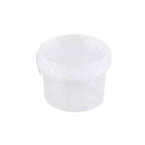 TRANSPARENT SAUCE CONTAINER WITH SEPARATE LID D6,5x7cm (180ml) 1380pcs THRACE PLASTICS