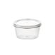 TRANSPARENT PLASTIC BAG WITH INTEGRATED LID 100ml (3.5oz) 50pcs-1