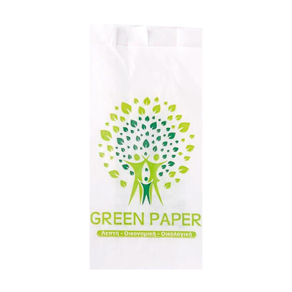 ΣΑΚΟΥΛΑΚΙ ΒΕΖΕΤΑΛ ''GREEN PAPER'' 10x26cm 1000ΤΕΜ