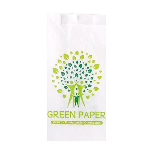 ΣΑΚΟΥΛΑΚΙ ΒΕΖΕΤΑΛ ''GREEN PAPER'' 10x26cm 1000ΤΕΜ